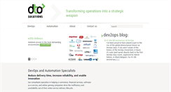 Desktop Screenshot of dtosolutions.com